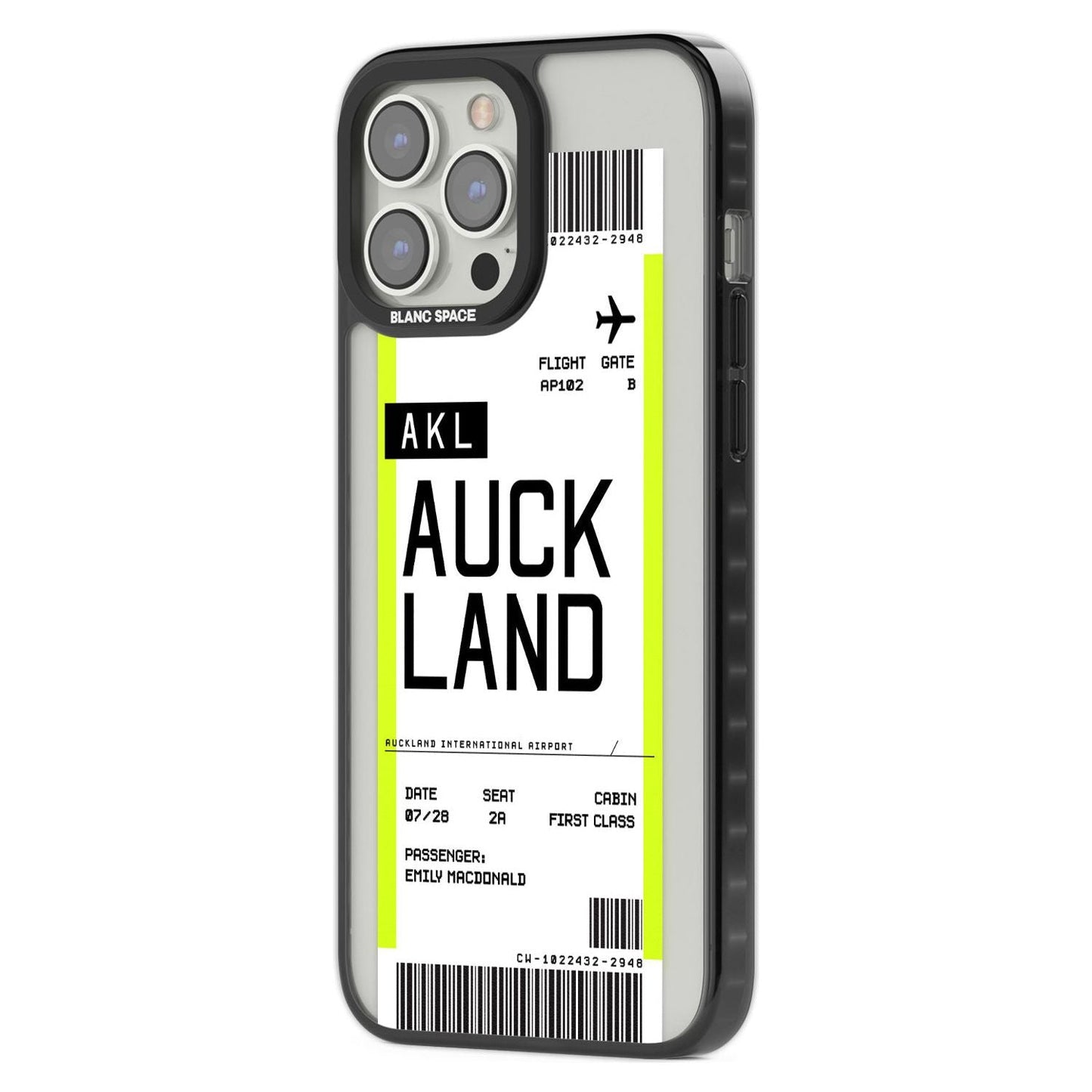 Personalised Auckland Boarding Pass