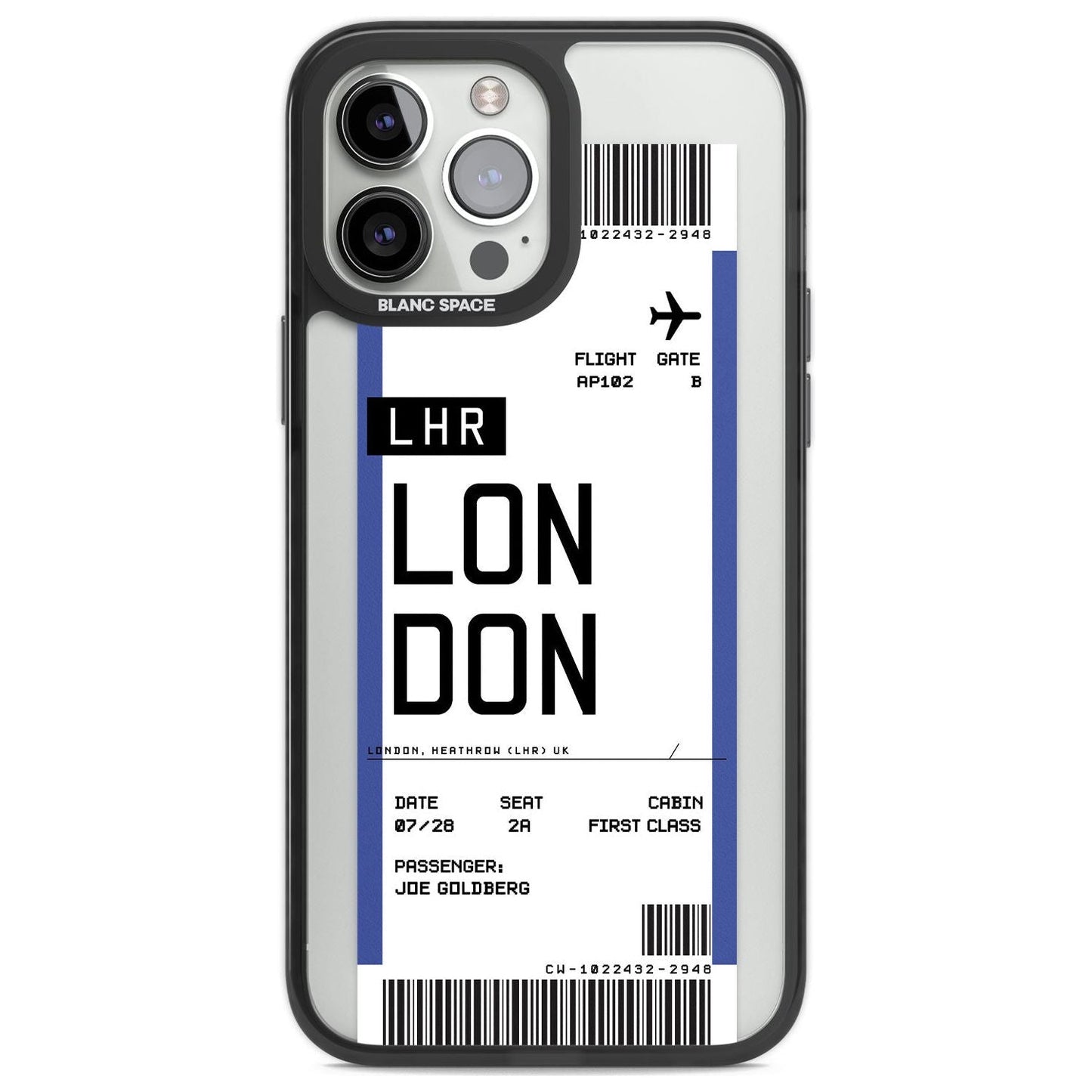 Personalised London Boarding Pass