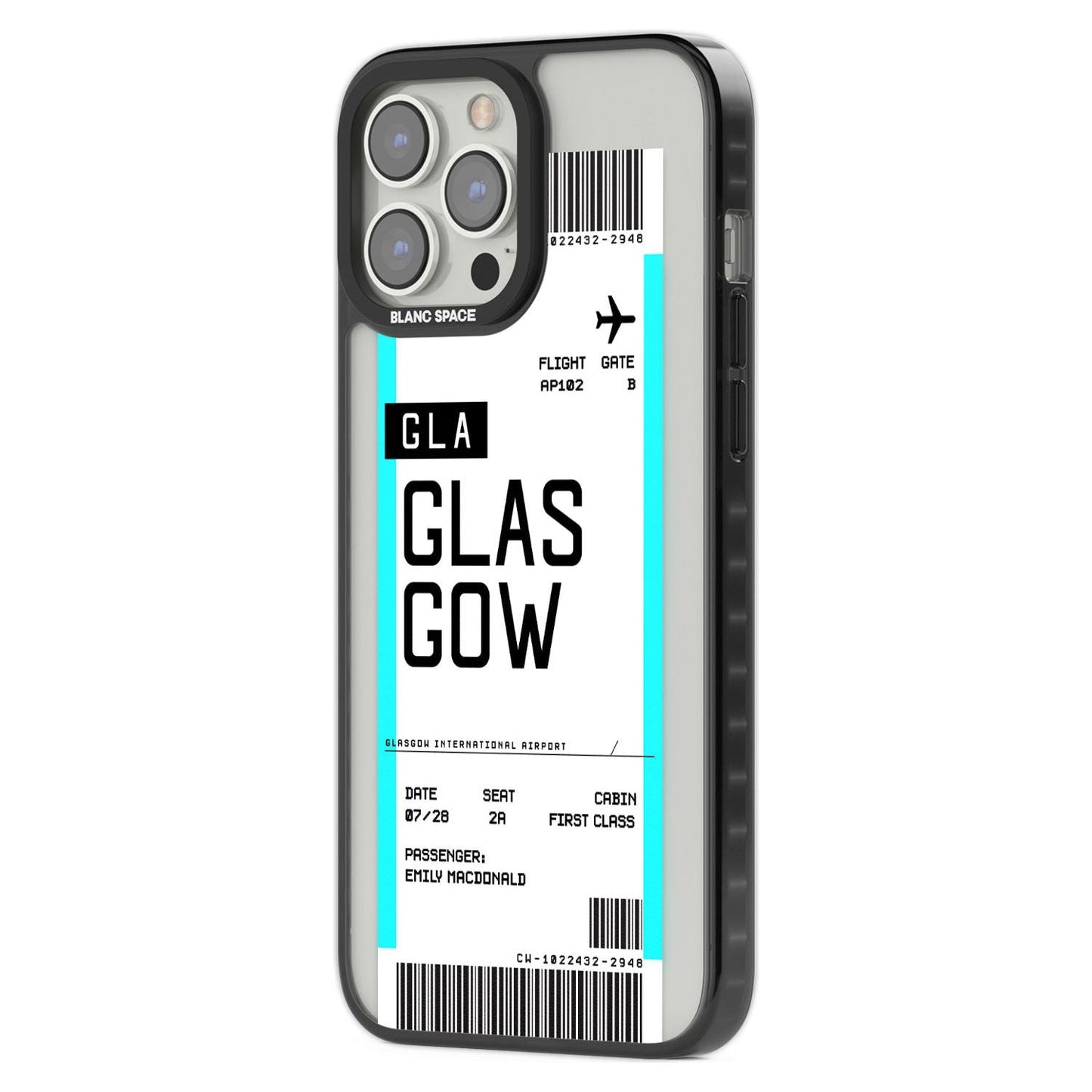 Personalised Glasgow Boarding Pass