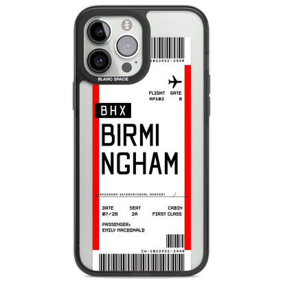 Personalised Birmingham Boarding Pass