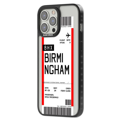 Personalised Birmingham Boarding Pass