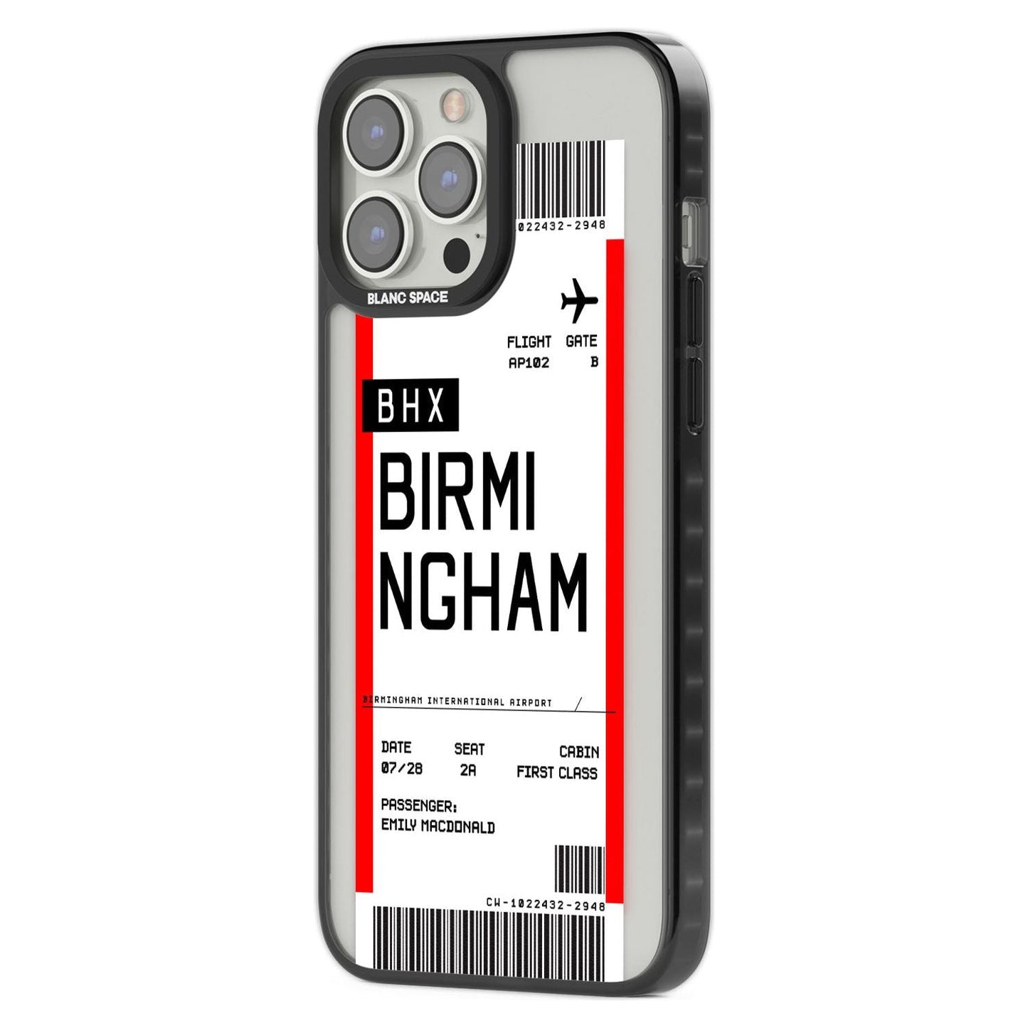 Personalised Birmingham Boarding Pass