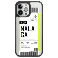 Personalised Málaga Boarding Pass