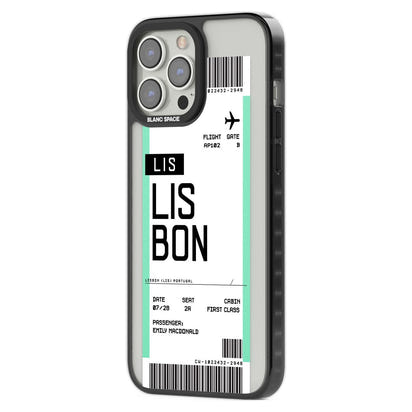 Personalised Lisbon Boarding Pass