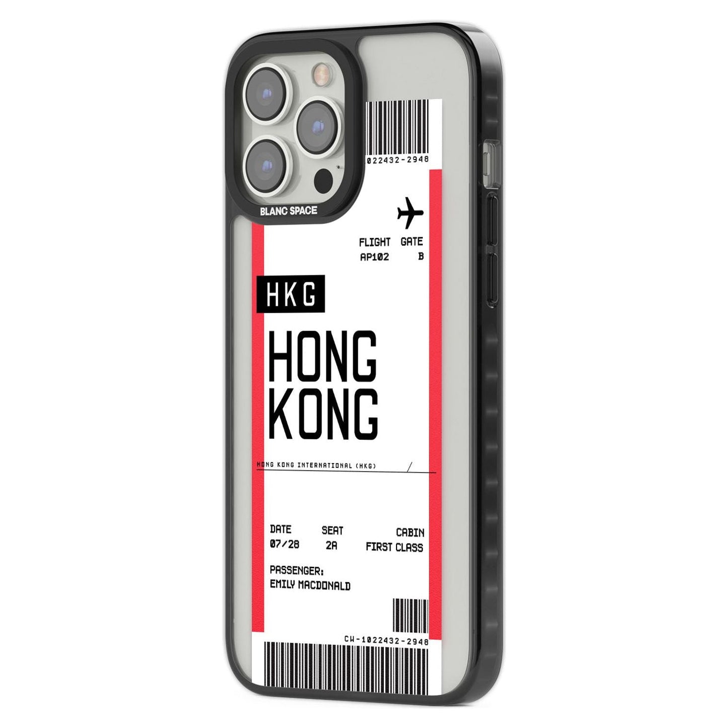 Personalised Hong Kong Boarding Pass