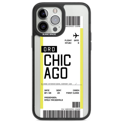 Personalised Chicago Boarding Pass