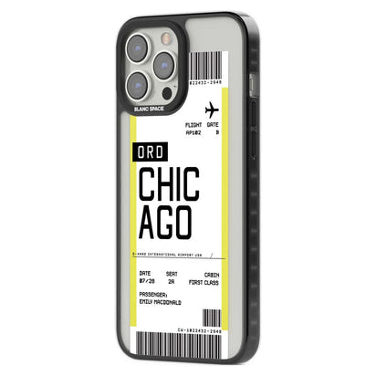 Personalised Chicago Boarding Pass