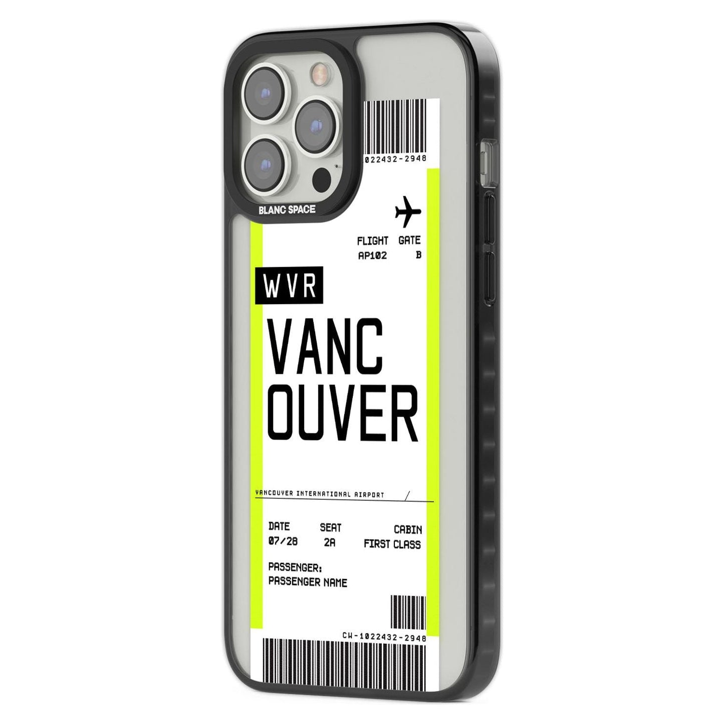 Personalised Vancouver Boarding Pass