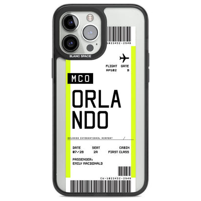 Personalised Orlando Boarding Pass