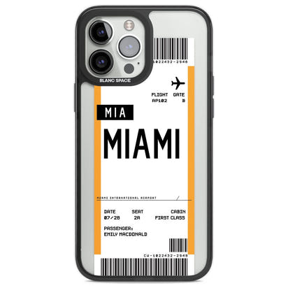 Personalised Miami Boarding Pass