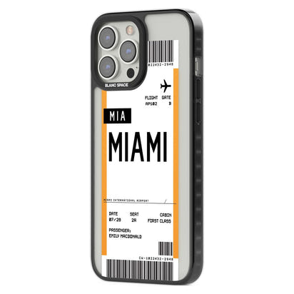 Personalised Miami Boarding Pass