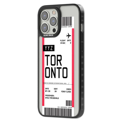 Personalised Toronto Boarding Pass