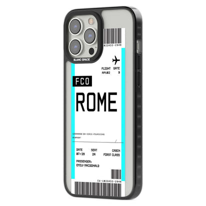 Personalised Rome Boarding Pass