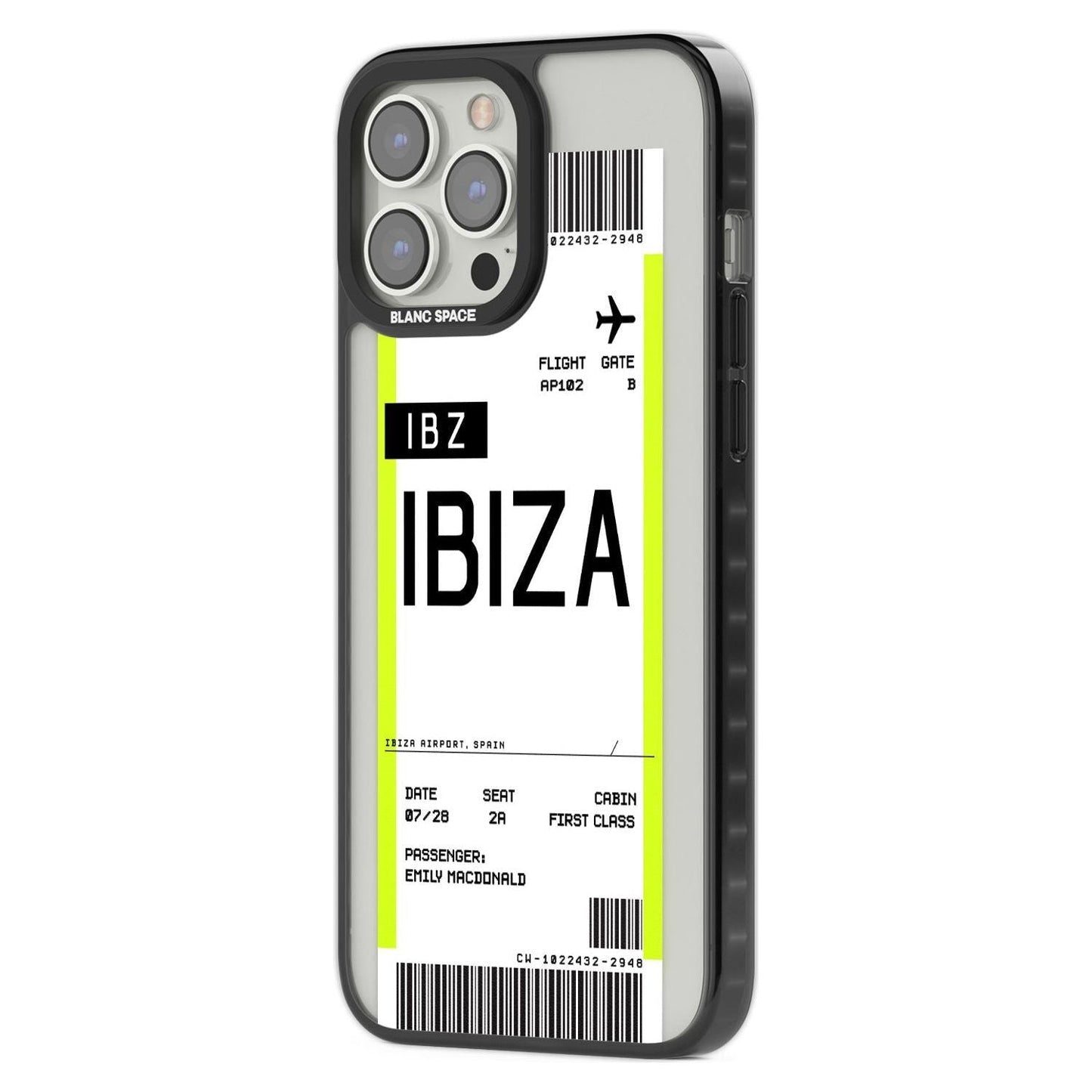 Personalised Ibiza Boarding Pass