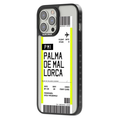 Carte d'embarquement personnalisée pour Palma de Majorque