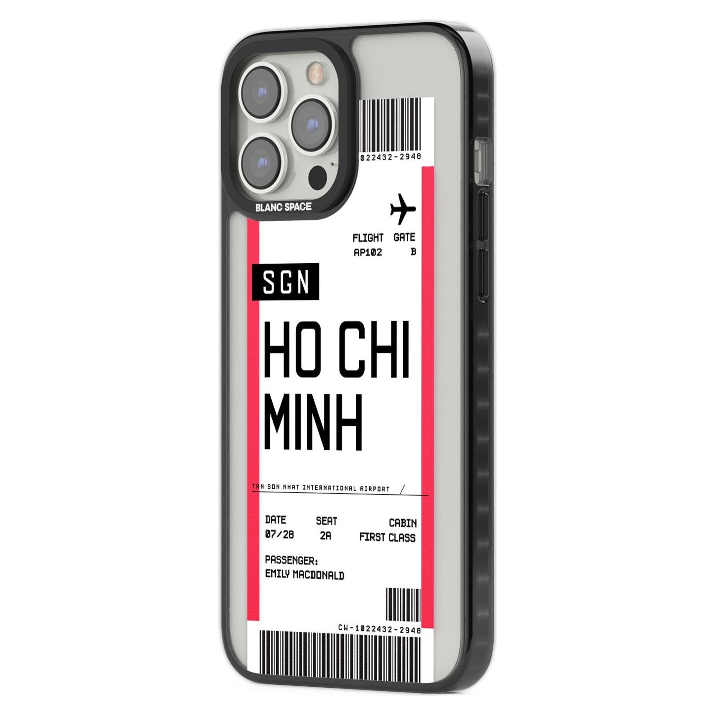 Personalised Ho Chi Minh Boarding Pass