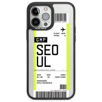 Personalised Seoul Boarding Pass