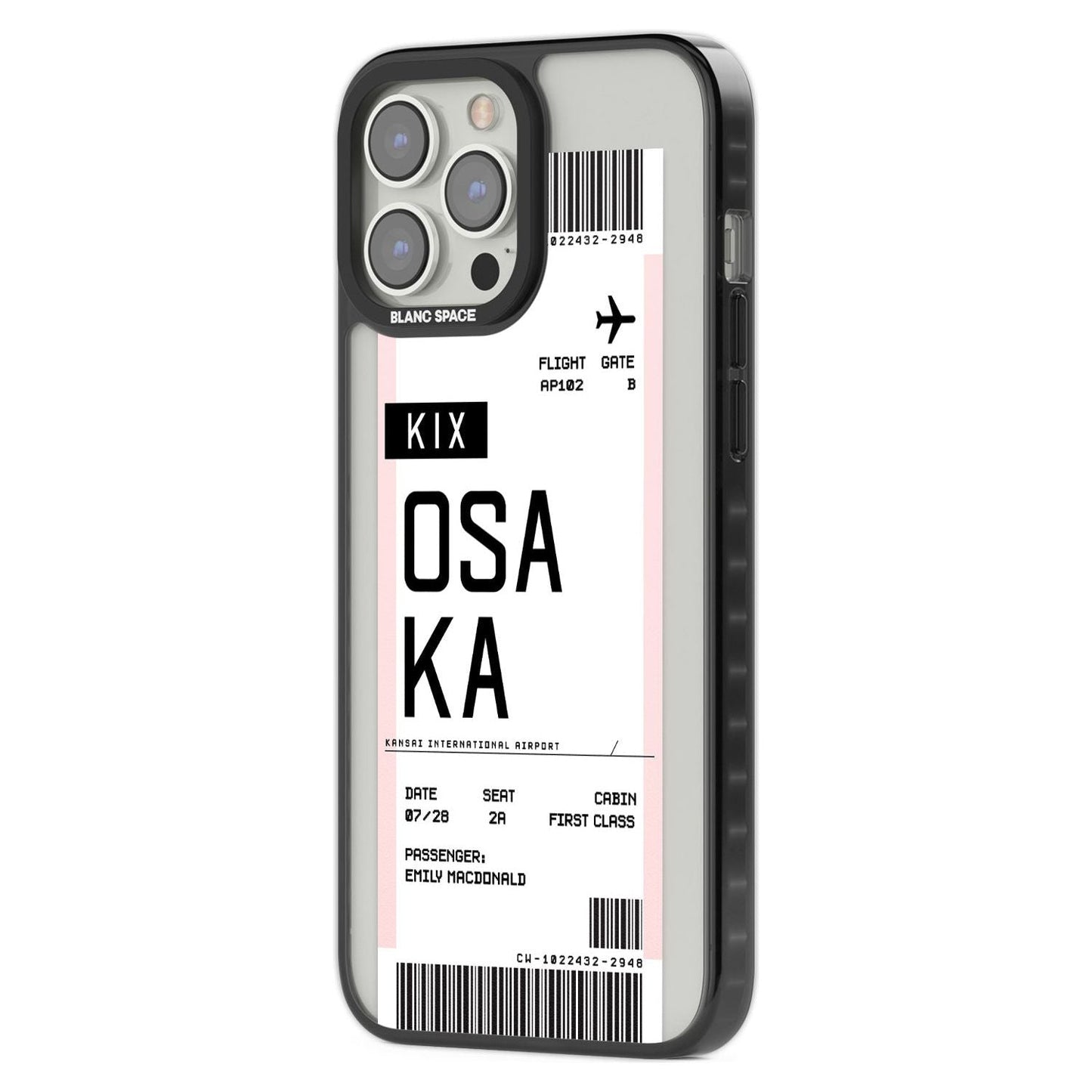 Personalised Osaka Boarding Pass