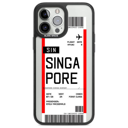 Personalised Singapore Boarding Pass