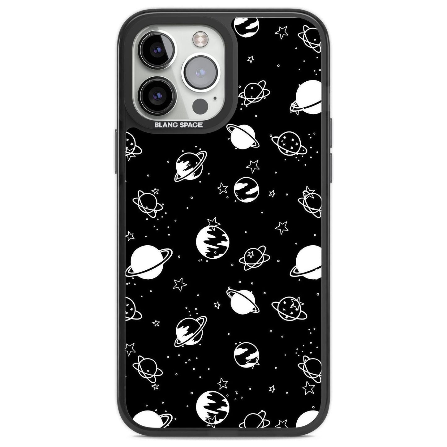 White Planets On Black