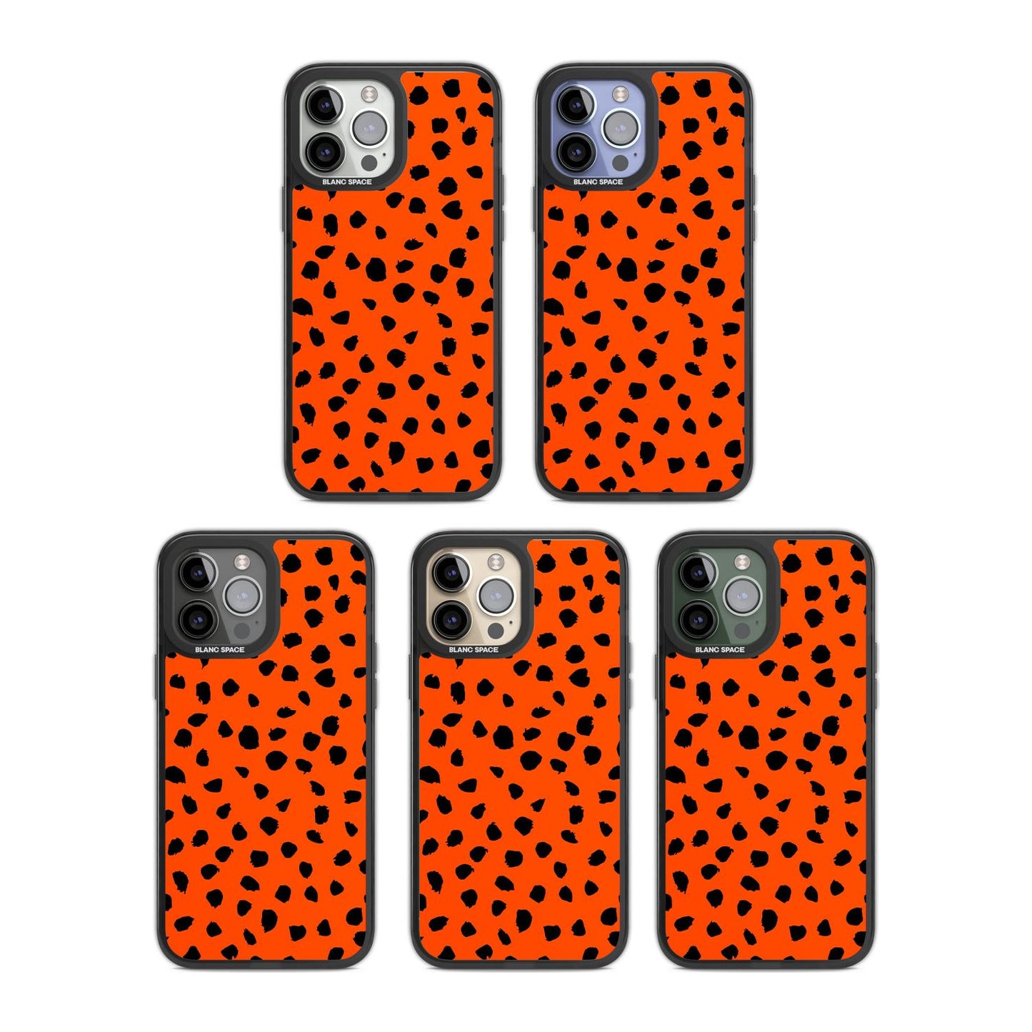 Fetter roter Punktdruck