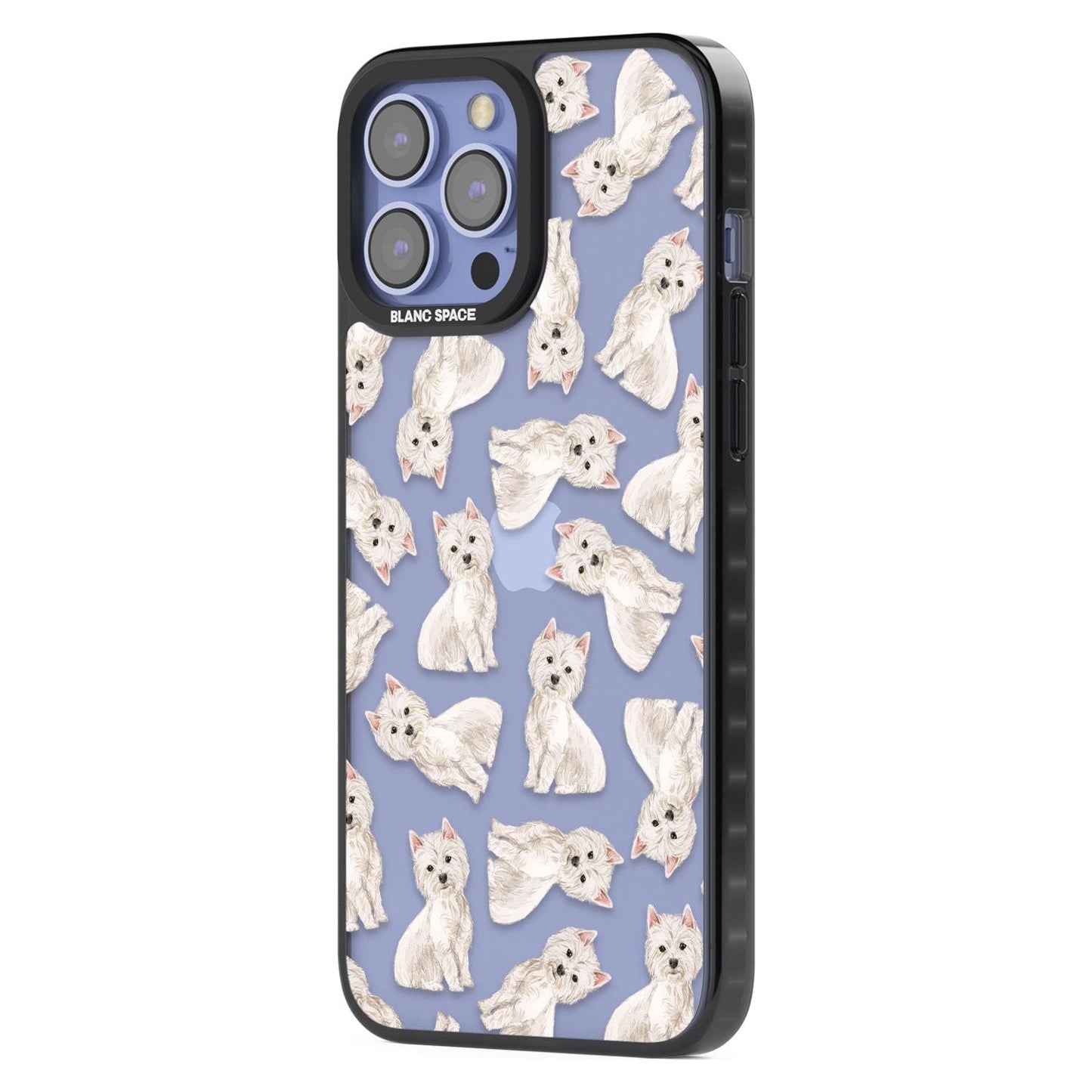 Motif de chien Westie