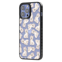Motif de chien Westie