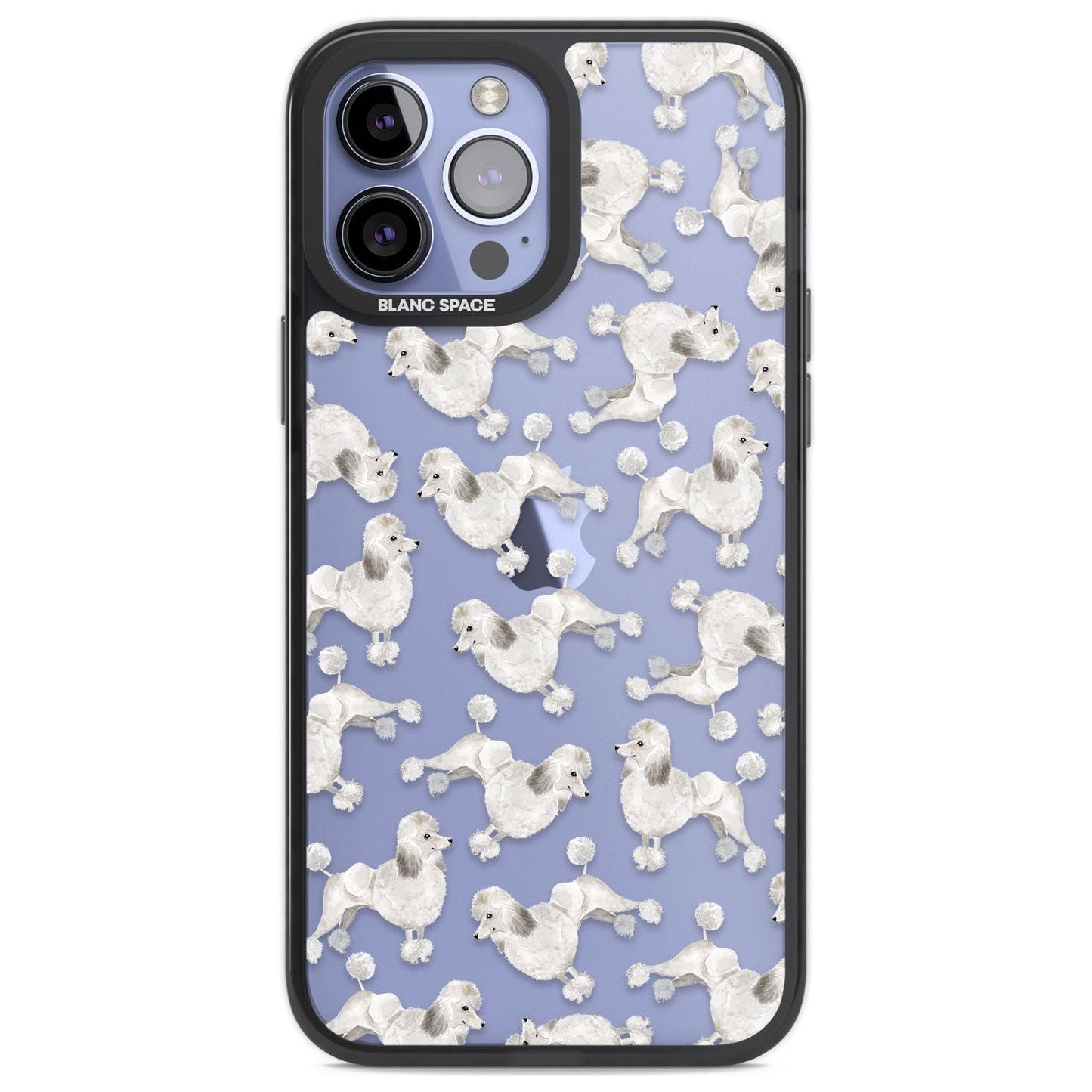 Pudel-Aquarellmuster