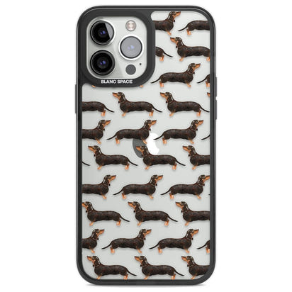 Dachshund Pattern Black Tan