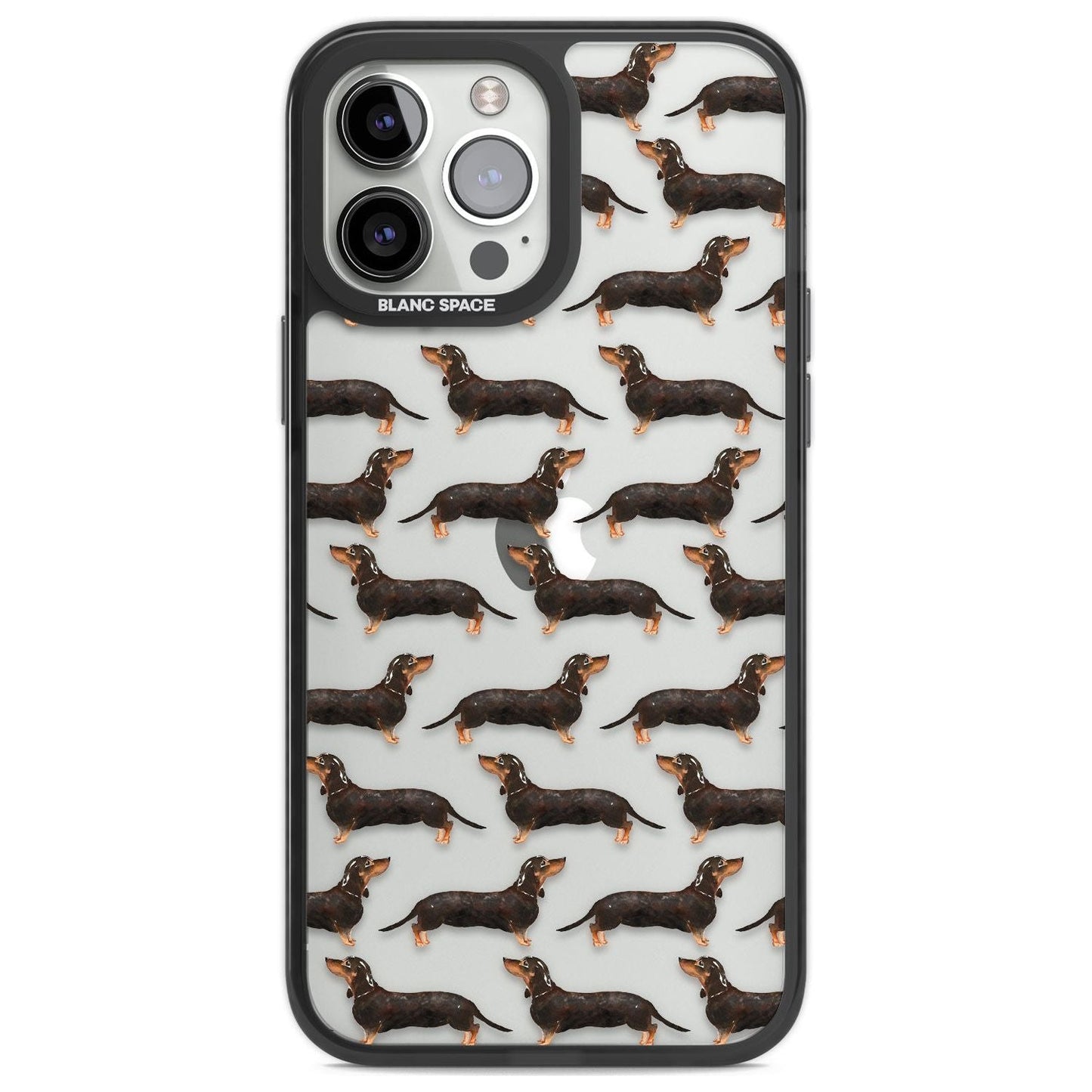 Dachshund Pattern Black Tan