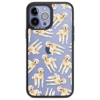 Goldendoodle Watercolour Dog Pattern