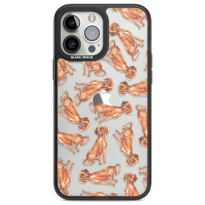 Hungarian Vizsla Watercolor Pattern