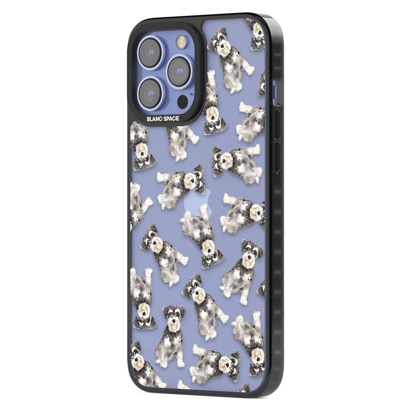 Aquarellzeichnung eines Zwergschnauzers