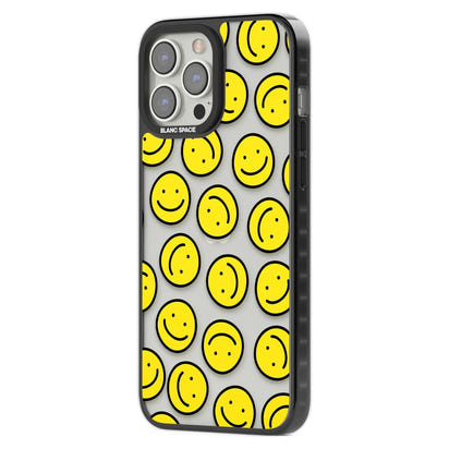 Motif de visage souriant