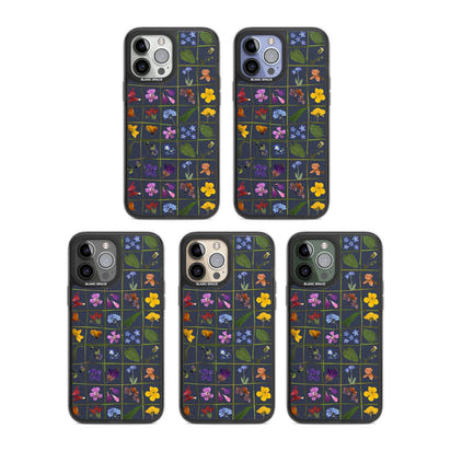 Grille de fleurs sauvages