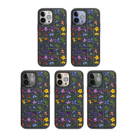 Grille de fleurs sauvages