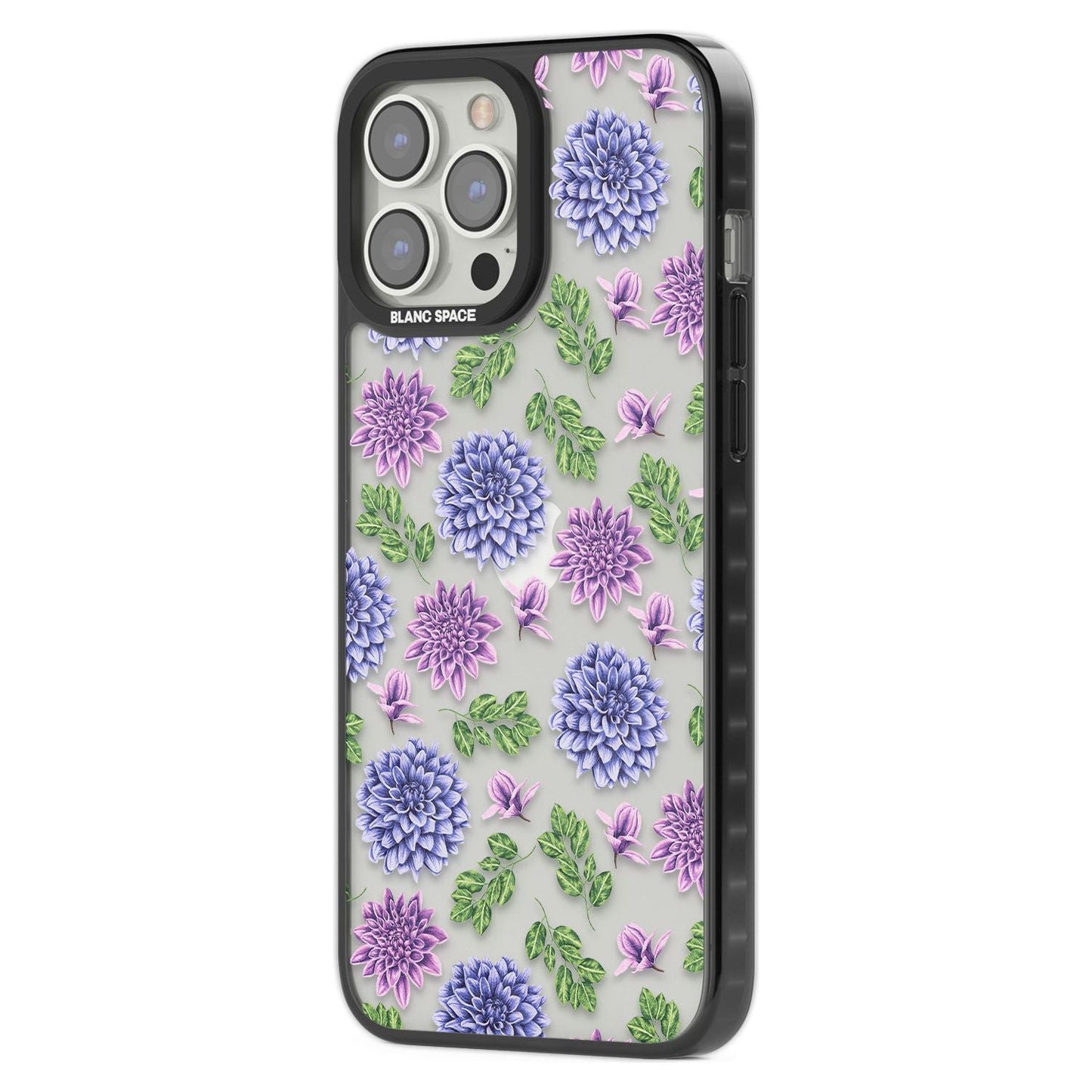 Purple Dahlias Floral