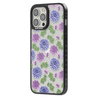 Purple Dahlias Floral