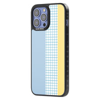 Abstract Grid Blue & Yellow