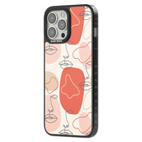 Abstract Face Line Art