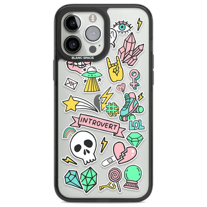 Autocollant introverti