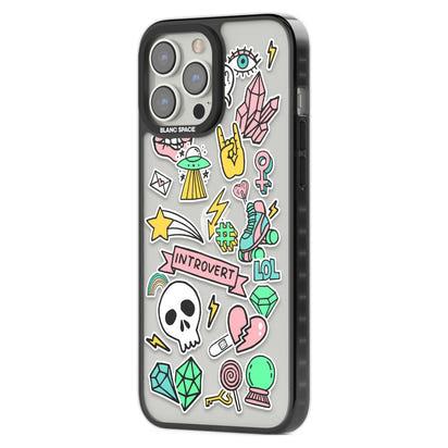 Autocollant introverti