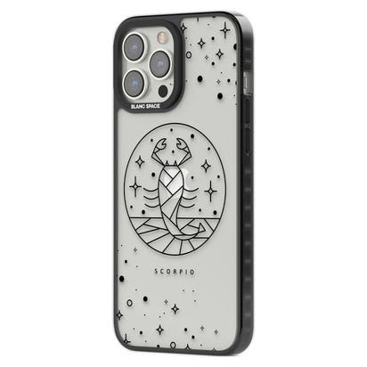 Emblème du Scorpion - Design Cosmique