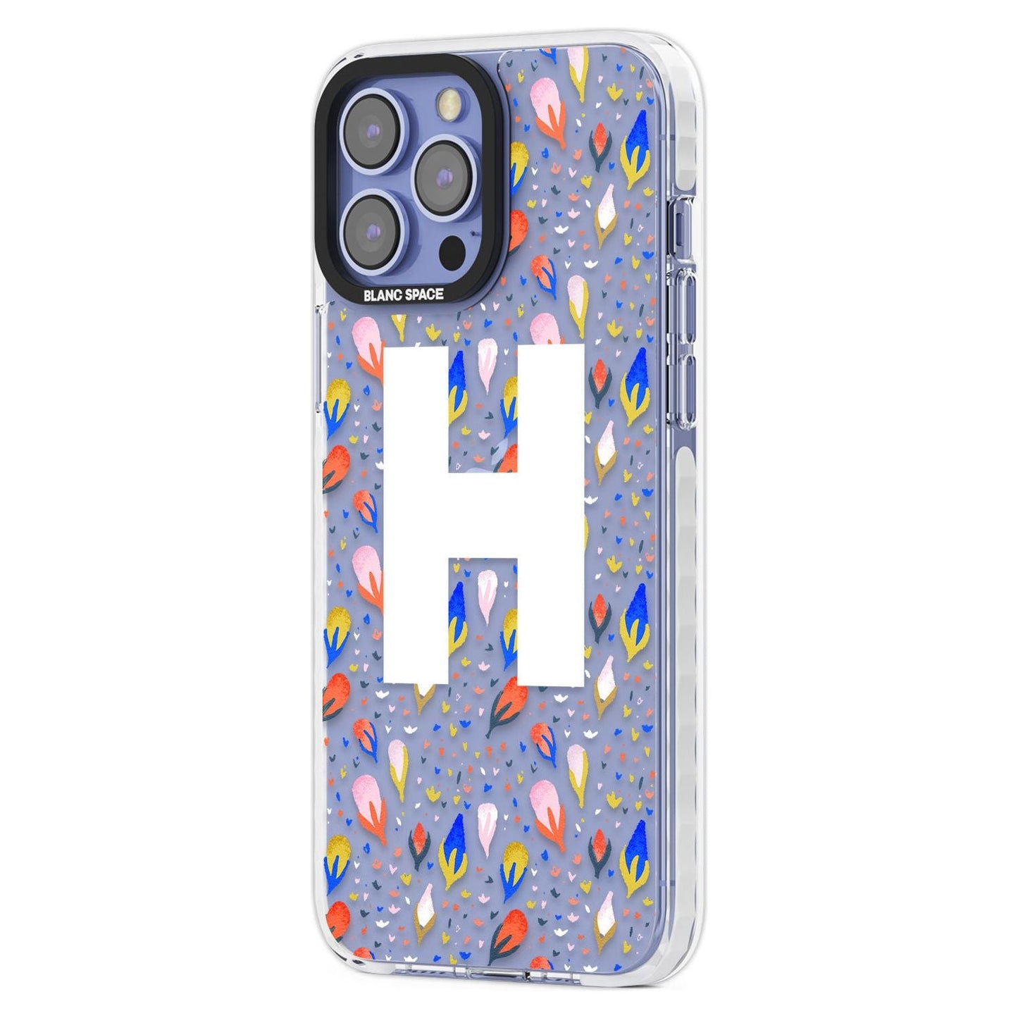 Personalised Abstract Floral Initial