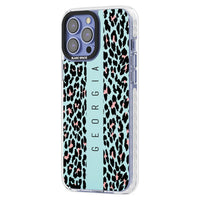 Léopard bleu personnalisé