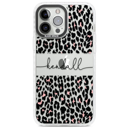 Personalised Cursive Leopard Spots