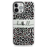 Personalised Cursive Leopard Spots
