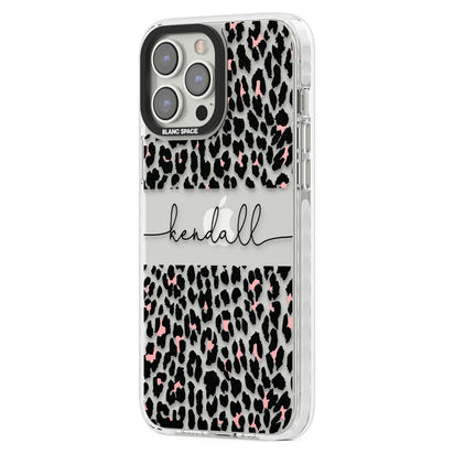 Personalised Cursive Leopard Spots