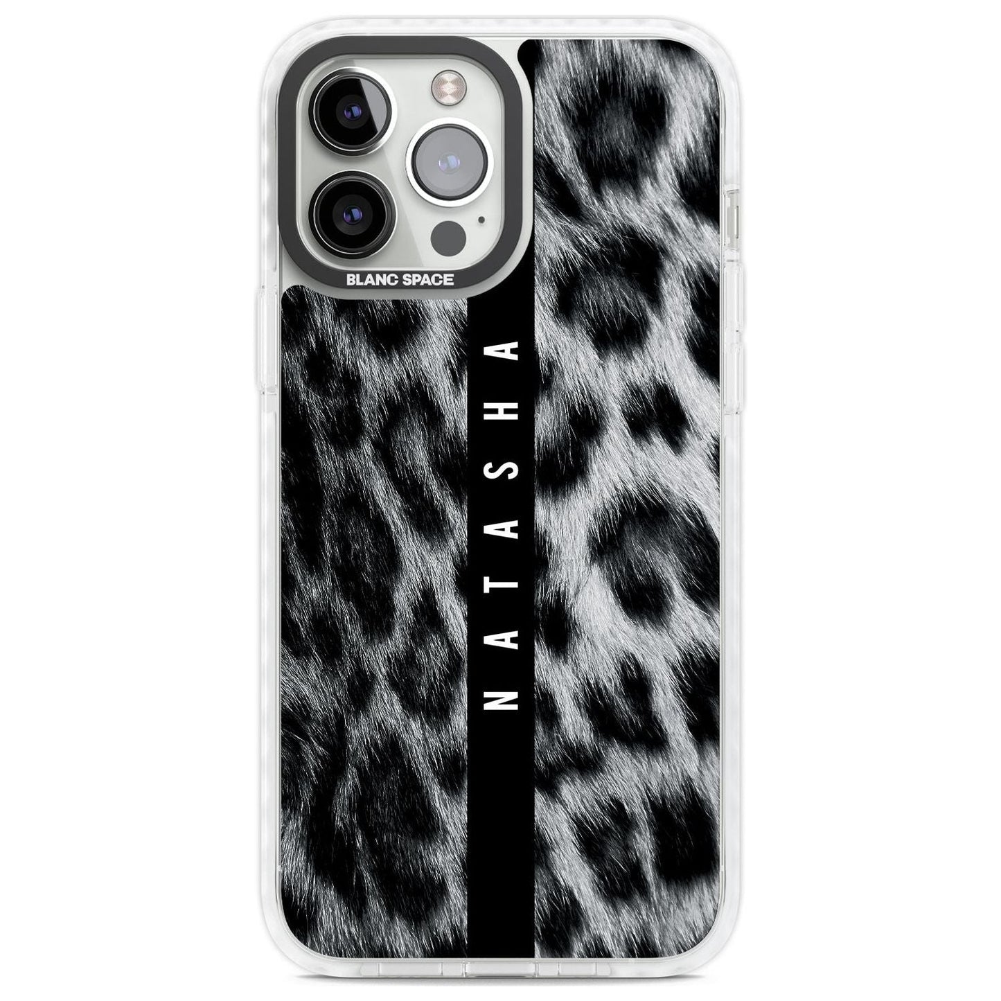 Personalised Snow Leopard Print