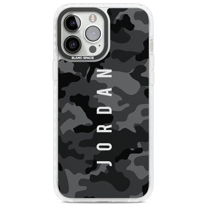 Personalised Black Camouflage Name